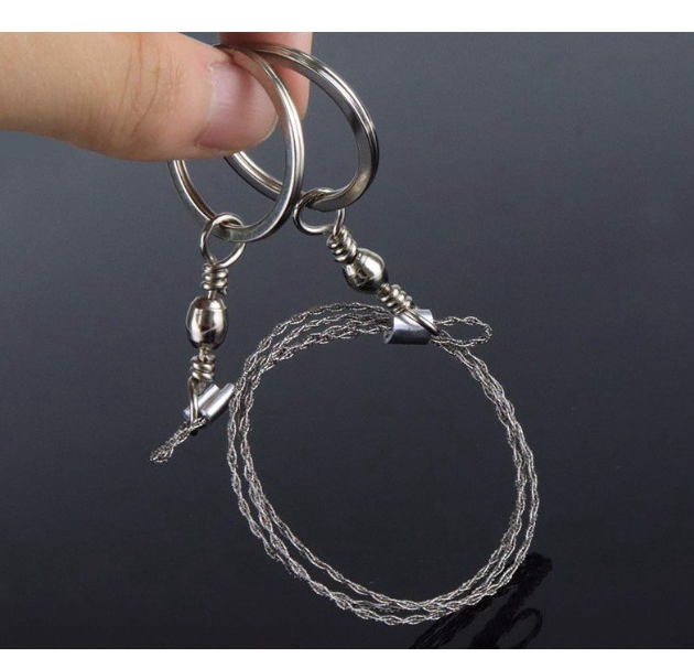 Dây Cưa Sinh Tồn 70cm Thép Không Gỉ Gọn Nhẹ, Dễ Mang Theo